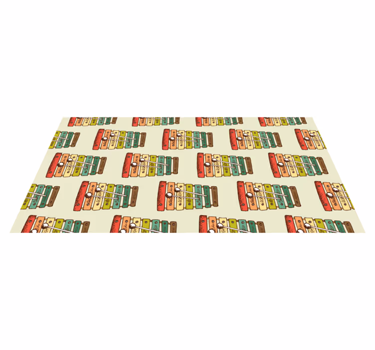 Vinil podovi tinejdžeri šareni uzorak ksilofona - TenStickers