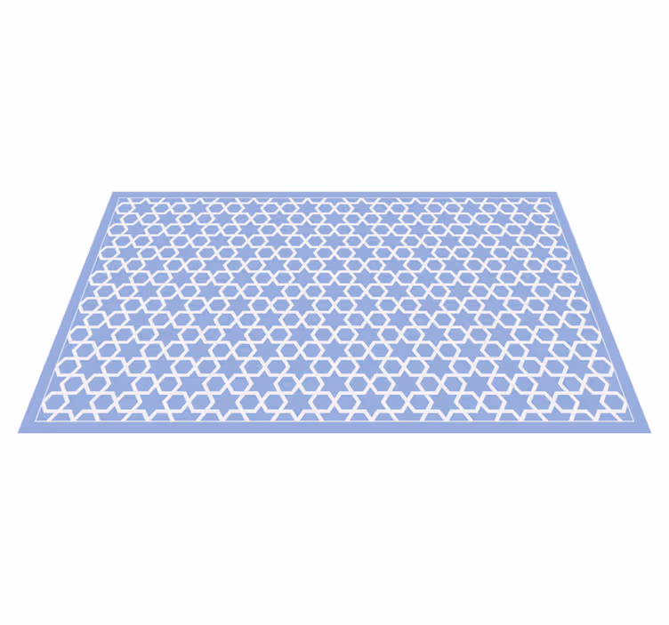 Vinil podovi geometrijski šesterokutni zvjezdani motiv - TenStickers