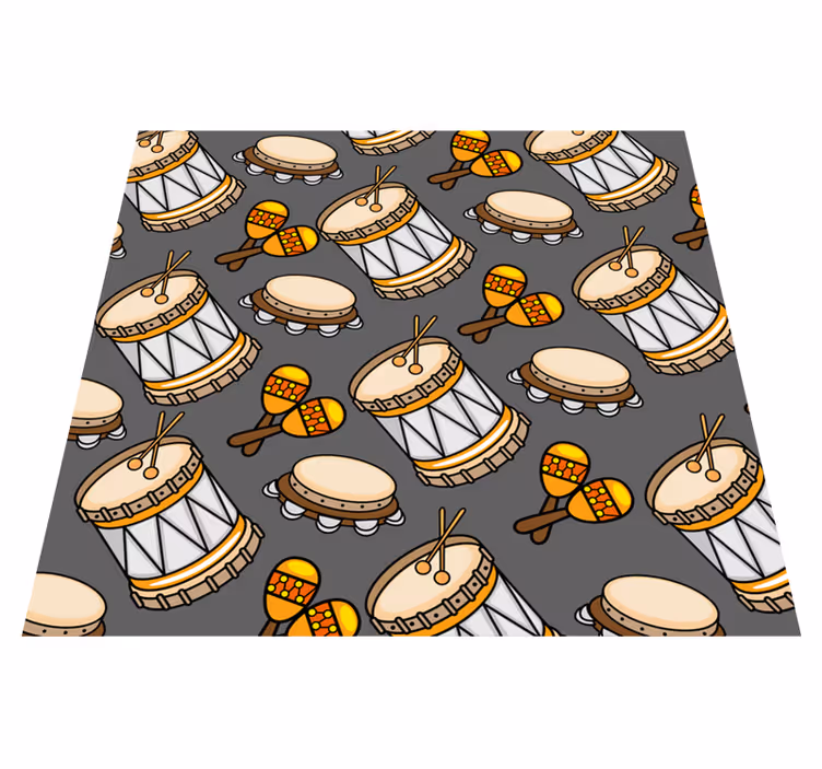 Vinil podovi igre uzorak instrumenta - TenStickers