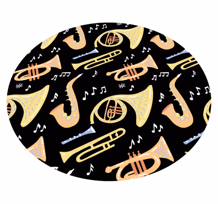 Drugi vinil podovi ideja za glazbeni instrument - TenStickers