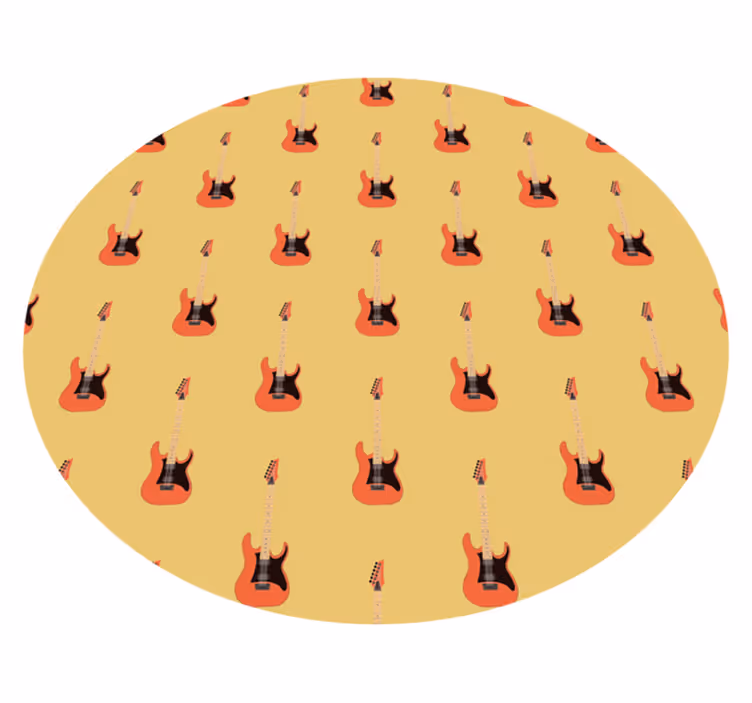 Drugi vinil podovi uzorak gitare - TenStickers