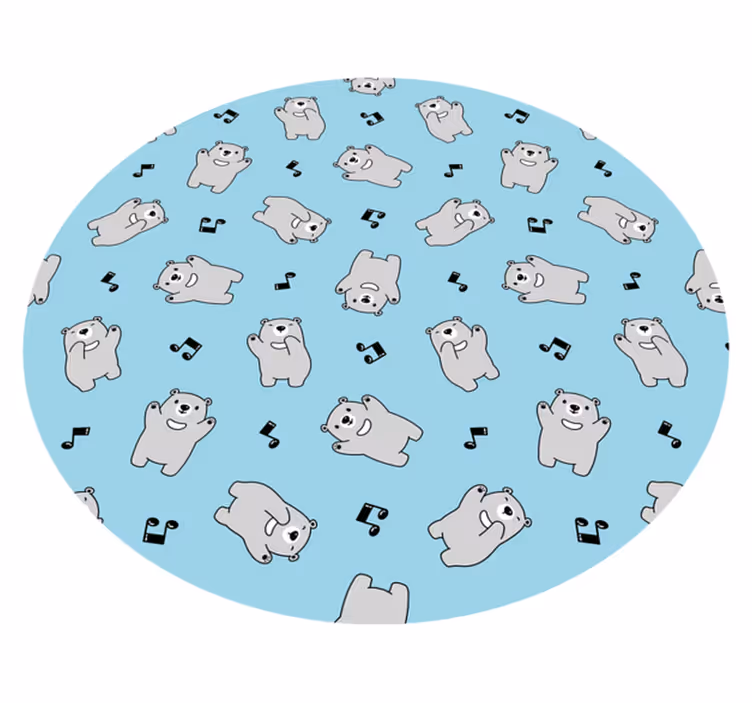 Vinil podovi rasadnici veseli likovi medvjeda - TenStickers