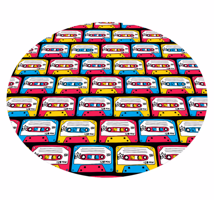 Vinil podovi berba Živahne kasete - TenStickers