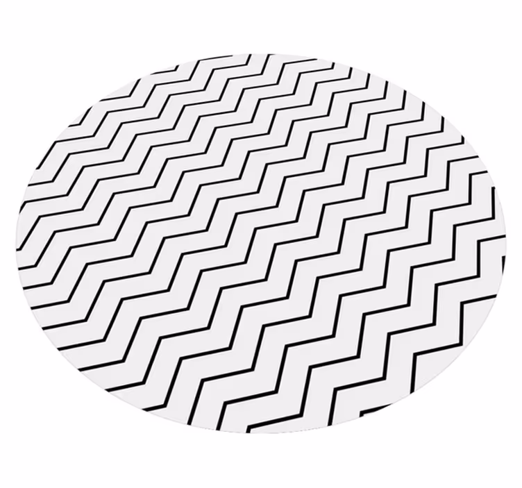 Vinil podovi geometrijski zigzag element - TenStickers