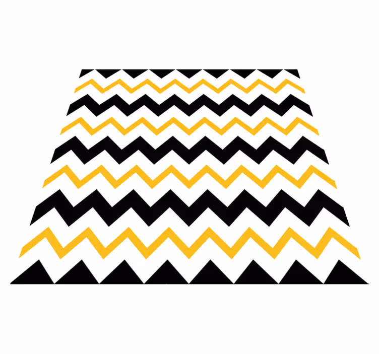 Vinil podovi geometrijski chevron zigzag uzorak - TenStickers