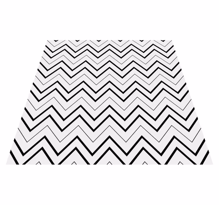Vinil podovi minimalistički u stilu chevron uzorka - TenStickers