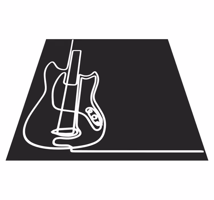Vinil podovi tinejdžeri crtež gitare - TenStickers