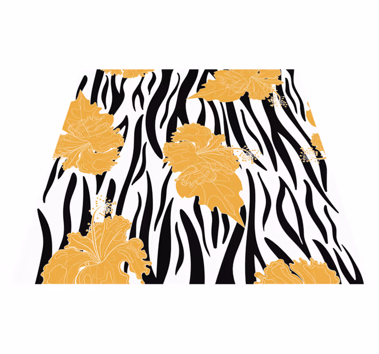 Vinil podovi otisak životinja zebra uzorak džungle - TenStickers