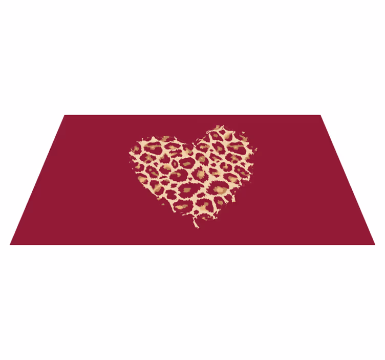 Vinil podovi otisak životinja motiv srca - TenStickers