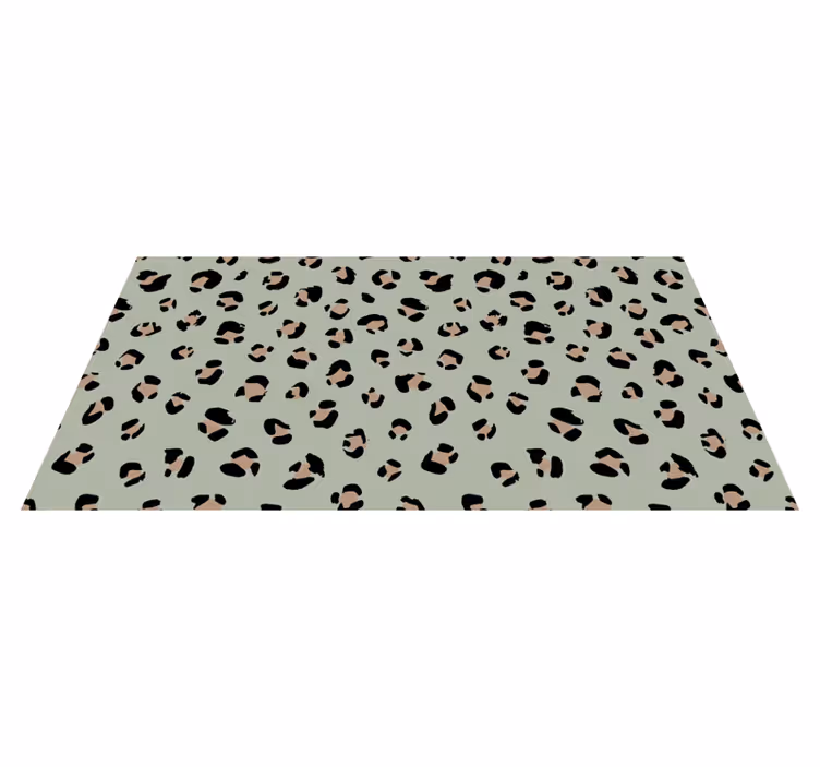 Vinilni tepih s akvarelnim leopard printom - TenStickers