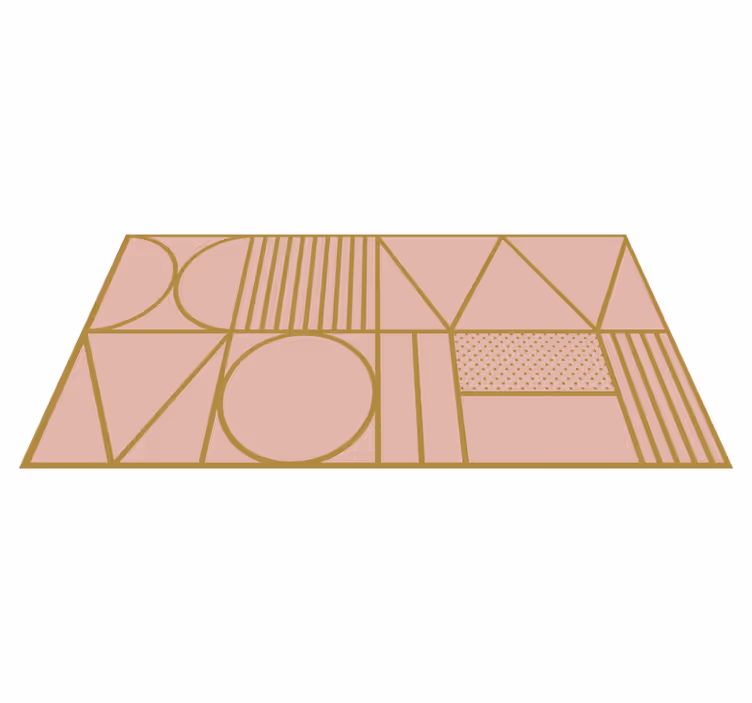 Vinil podovi minimalistički geometrijski likovi - TenStickers