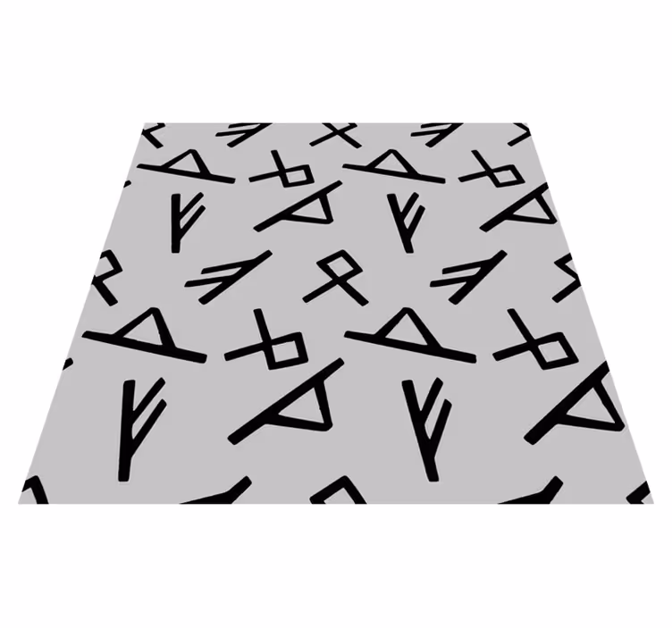 Vinil podovi geometrijski elegantni crni oblici - TenStickers
