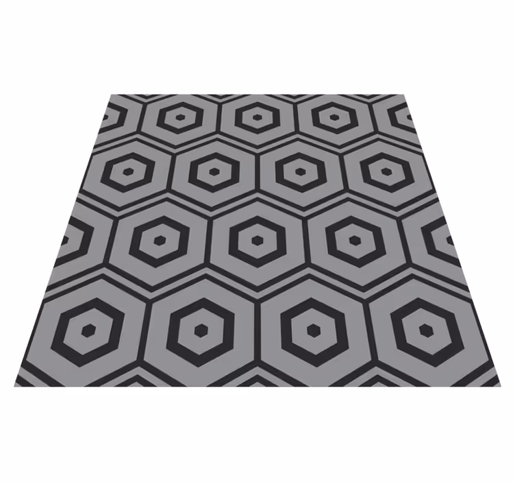 Vinil podovi geometrijski šesterokutni uzorci - TenStickers