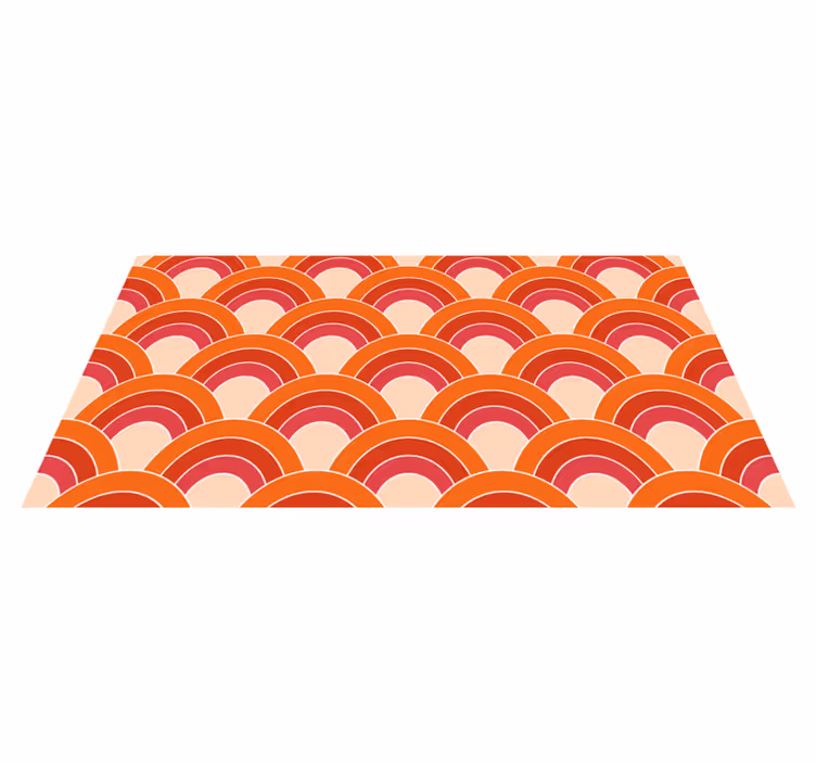 Vinil podovi geometrijski šareni lučni uzorci - TenStickers