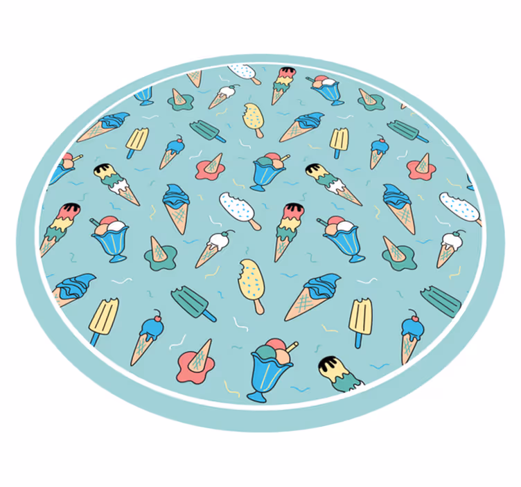 Drugi vinil podovi radost smrznute poslastice - TenStickers