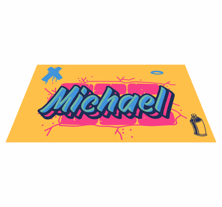 Dope style graffiti design personalizirana prostirka - TenStickers