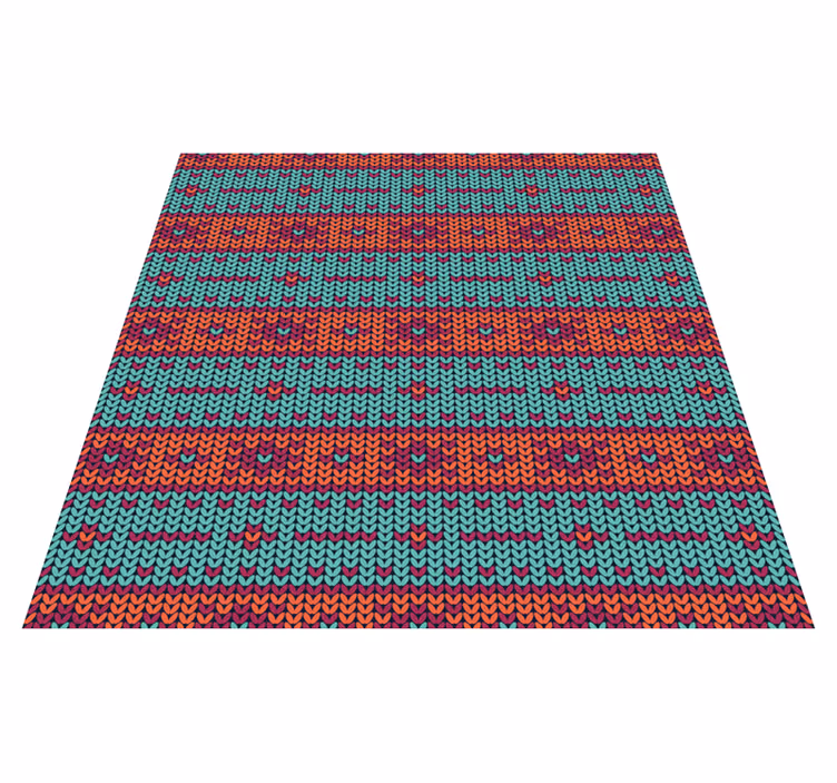 Vinil podovi etnički živahan geometrijski motiv - TenStickers
