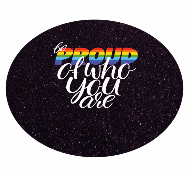 Vinilne prostirke s frazama dizajn ponosne poruke - TenStickers
