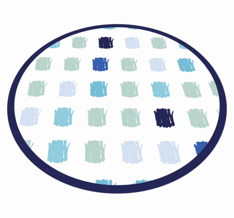 Vinil podovi minimalistički plavi potezi boje - TenStickers