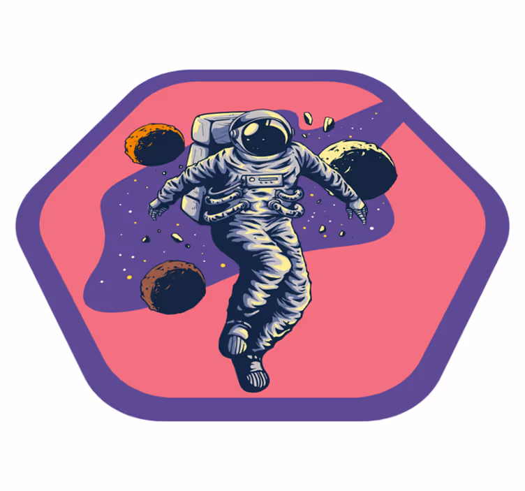 Vinil podovi zvijezde putovanje istraživača svemira - TenStickers