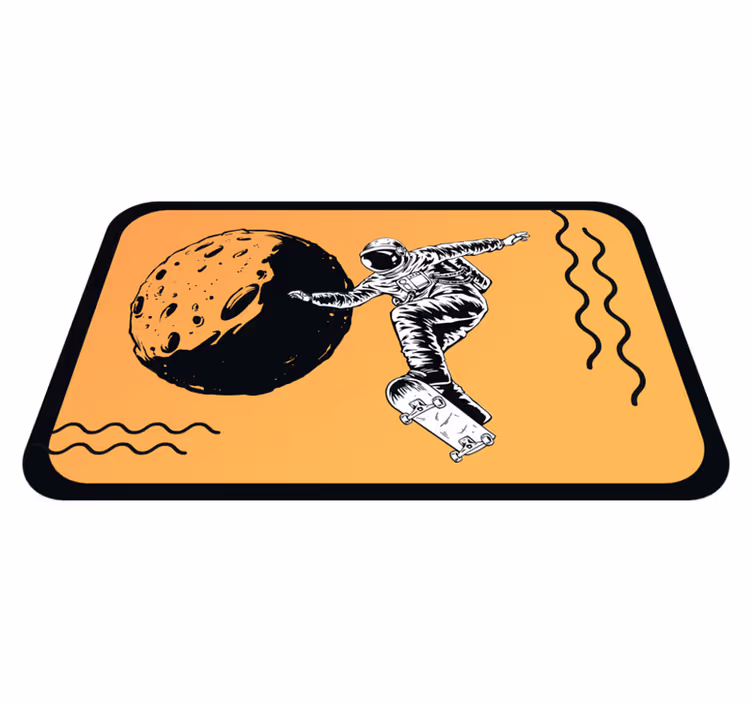 Drugi vinil podovi astronaut na skateboardu - TenStickers