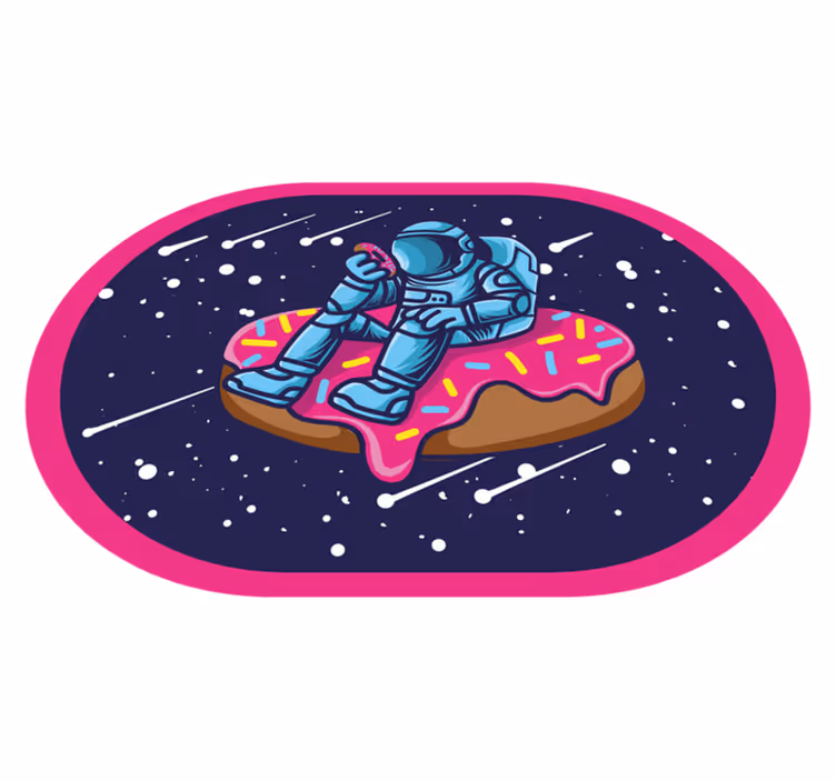 Vinil podovi tinejdžeri astronaut na krafni - TenStickers