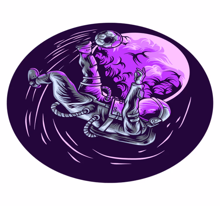 Vinil podovi zvijezde astronaut lebdi - TenStickers