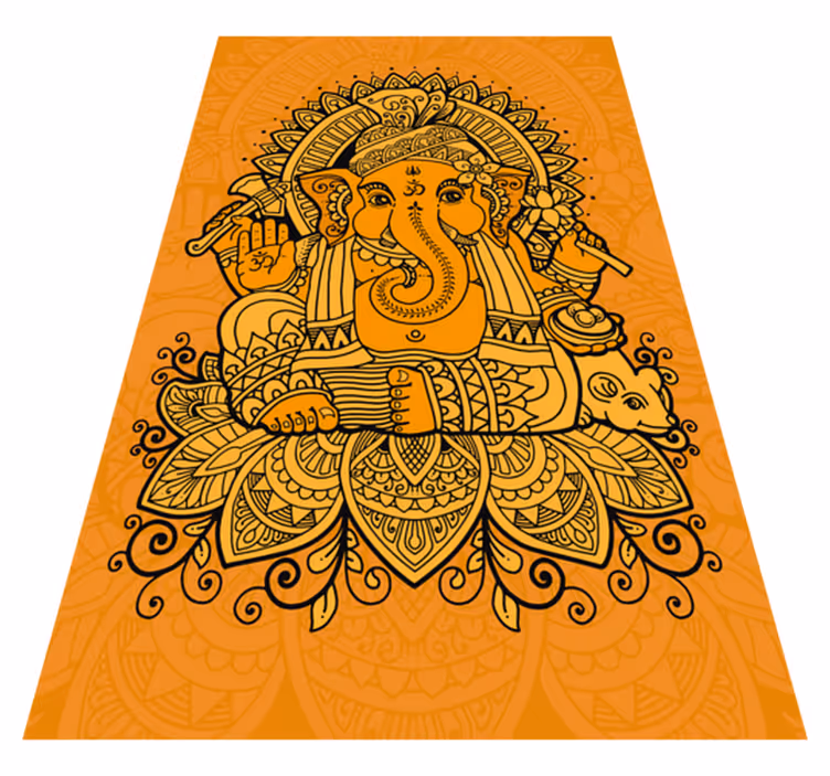 Vinil podovi etnički ilustracija ganesha - TenStickers