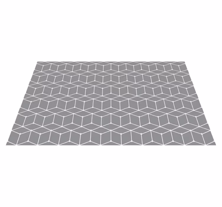 Vinil podovi geometrijski sivo elegantni uzorak - TenStickers