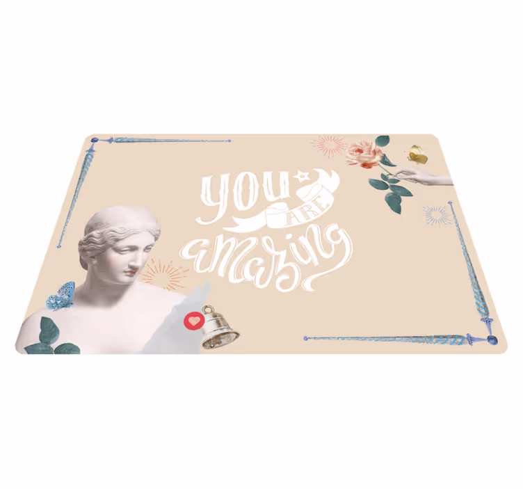 Vinilne prostirke s frazama nevjerojatan/na si - TenStickers