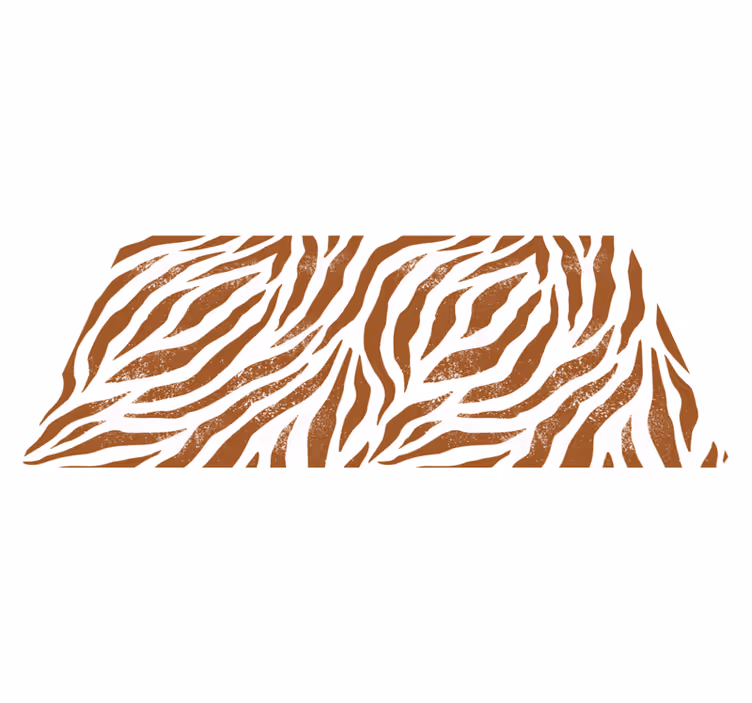 Vinil podovi otisak životinja rustikalne zebraste pruge - TenStickers