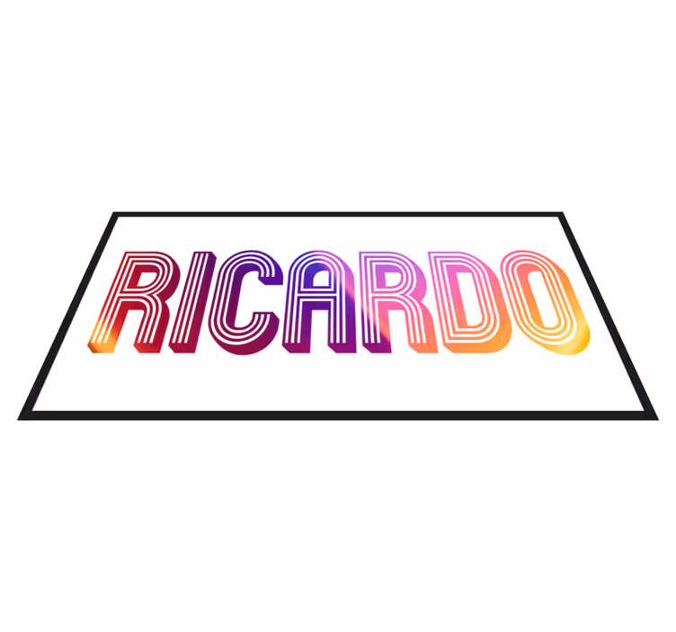 Vinil podovi tinejdžeri prilagođeno ime neon - TenStickers