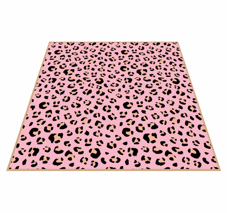 Vinil podovi otisak životinja šik ružičasti leopard uzorak - TenStickers
