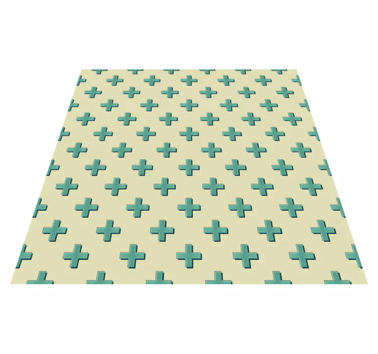 Vinil podovi geometrijski mint plus oblici - TenStickers
