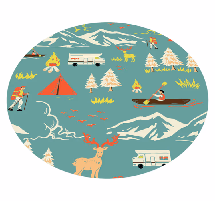 Vinil podovi priroda avantura na otvorenom - TenStickers
