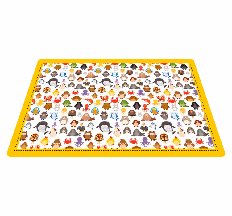 Vinil podovi životinja slatki životinjski likovi - TenStickers
