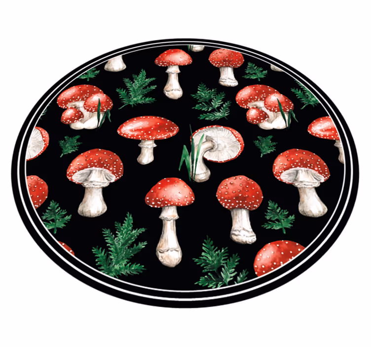 Vinil podovi priroda motiv šume gljiva - TenStickers