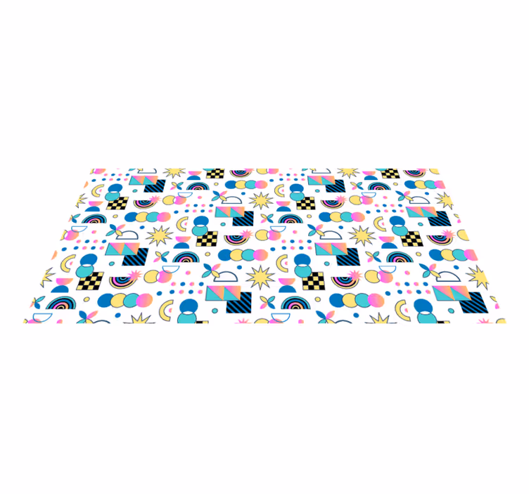 Vinil podovi geometrijski živahni elementi - TenStickers