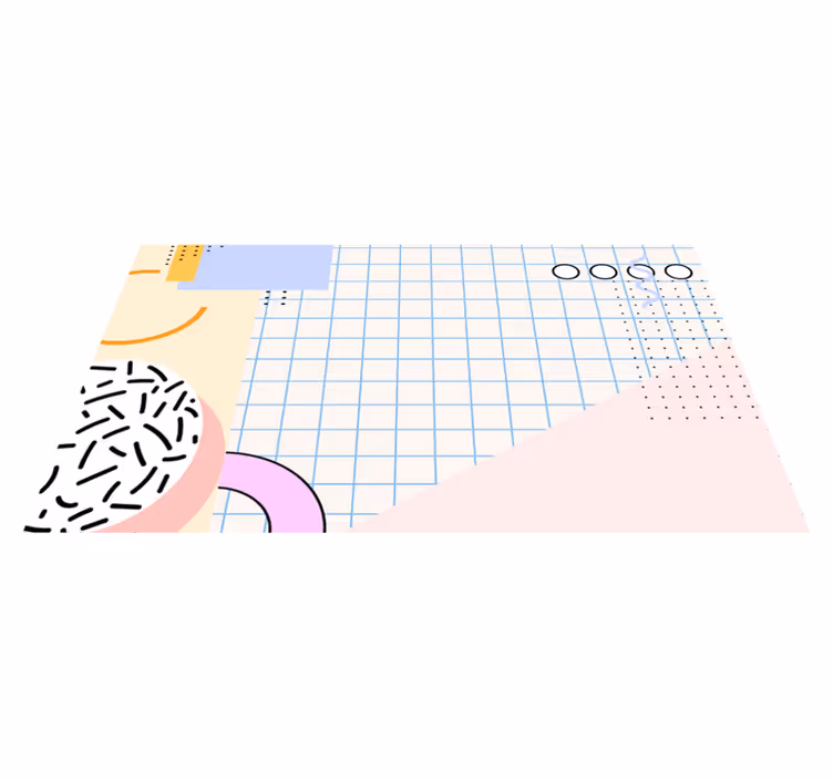 Vinil podovi geometrijski moderni apstraktni - TenStickers