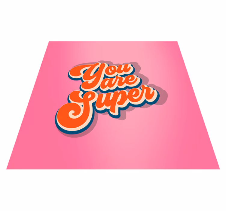 Vinil podovi tinejdžeri super si - TenStickers