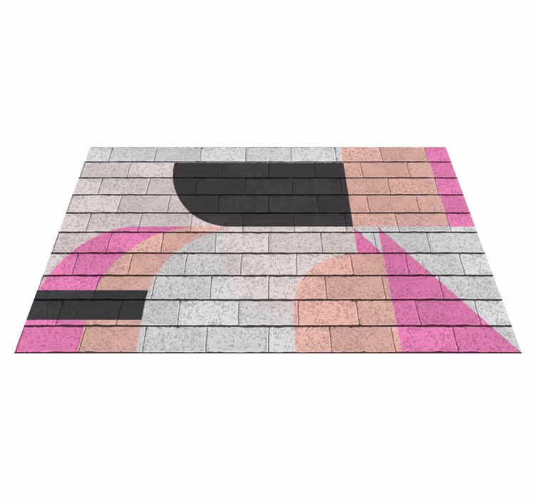 Vinil podovi geometrijski konceptualni segmenti boja - TenStickers