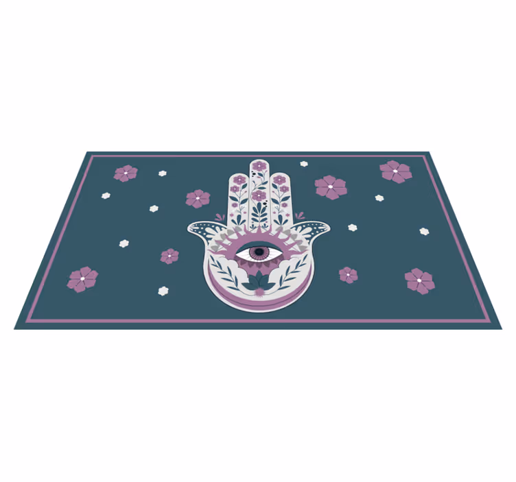 Vinil podovi mandala hamsa stil ruke - TenStickers
