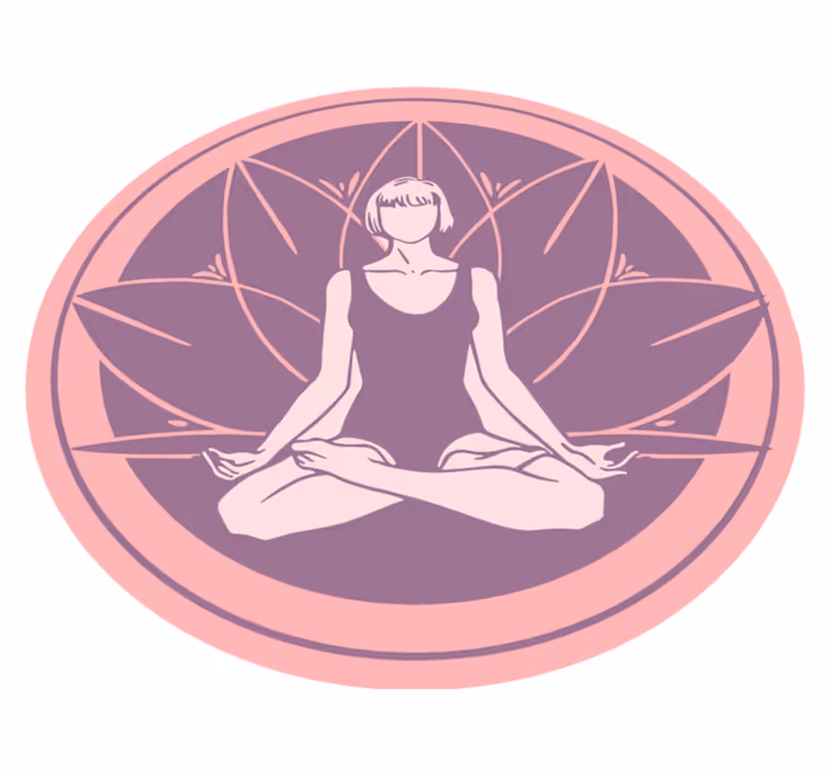 Vinil podovi mandala simbol spokojne meditacije - TenStickers