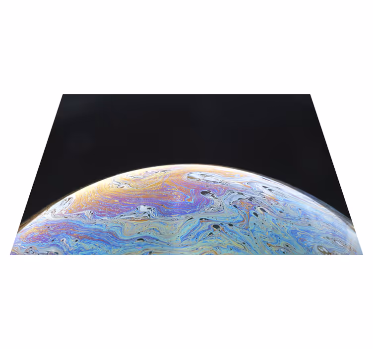 Vinil podovi dnevna soba kozmička sfera boja - TenStickers