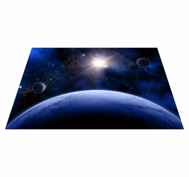 Drugi vinil podovi kozmička zvjezdana scena - TenStickers
