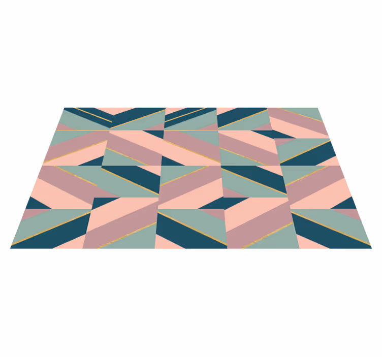 Vinil podovi moderan geometrijski pastelni uzorak - TenStickers