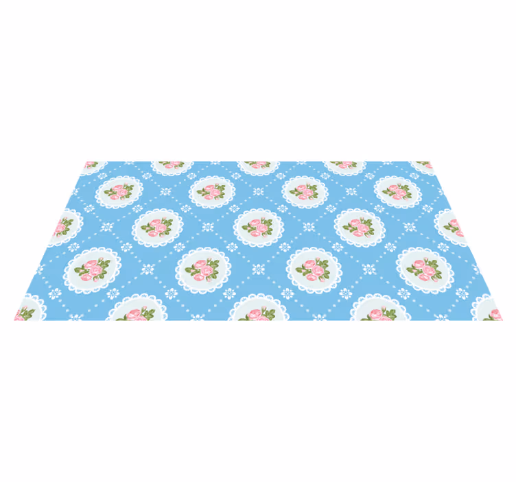 Vinil podovi berba floral Lace Pattern - TenStickers
