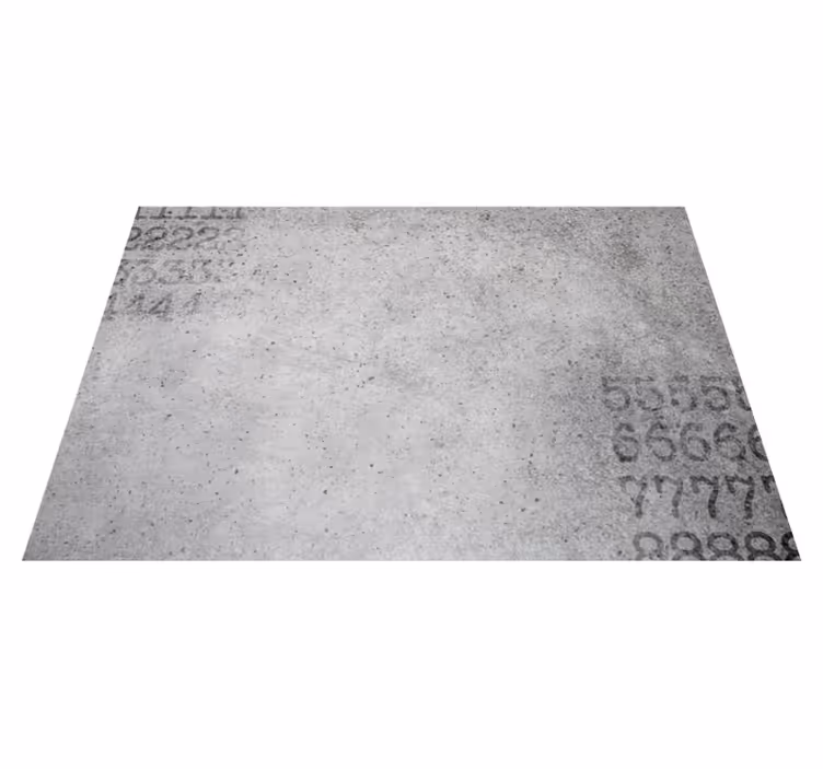 Vinil podovi siva numerička tekstura kamena - TenStickers