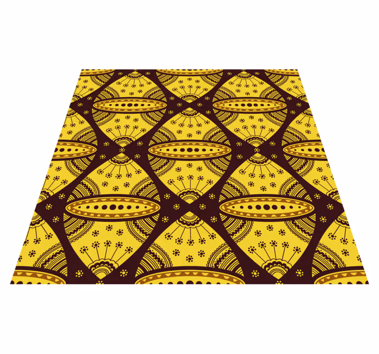 Vinil podovi mandala simetrija inspirirana mandalom - TenStickers