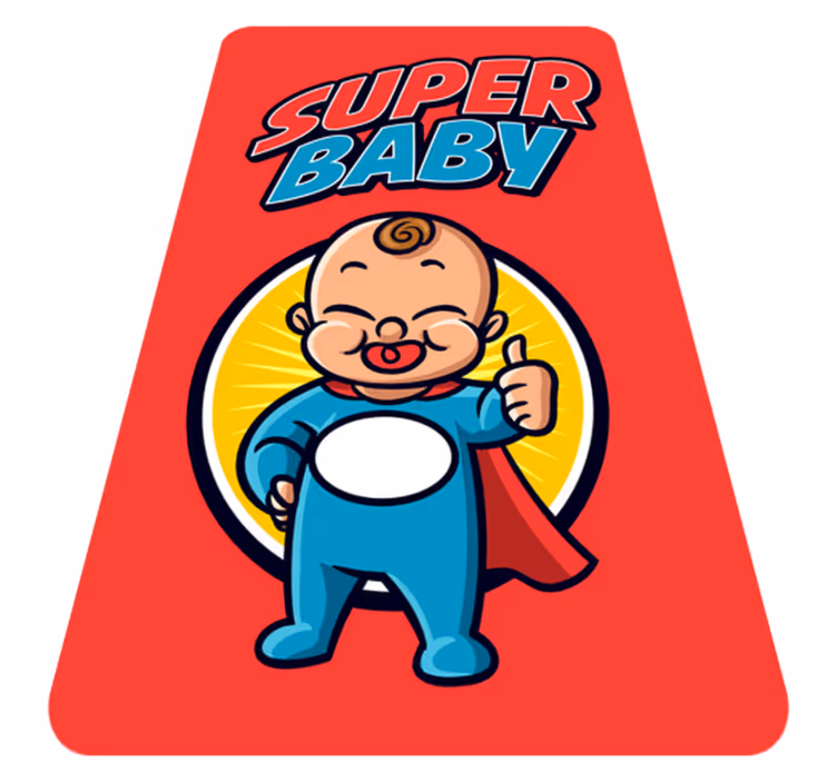 Vinil podovi rasadnici tema superheroja za dojenčad - TenStickers